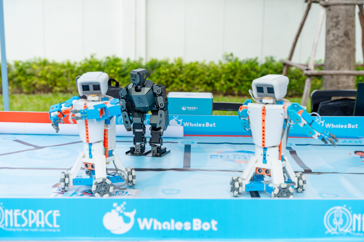 Experience exploration alongside WhalesBot Robot