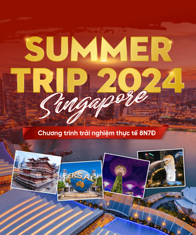 trải nghiệm hè khác biệt tại singapore