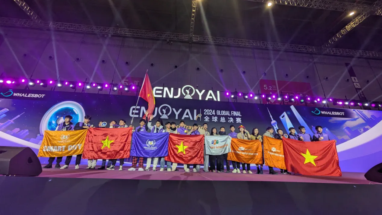 Dẫn dắt đội tuyển Việt Nam tham gia vào đấu trường quốc tế Enjoy AI 2024
