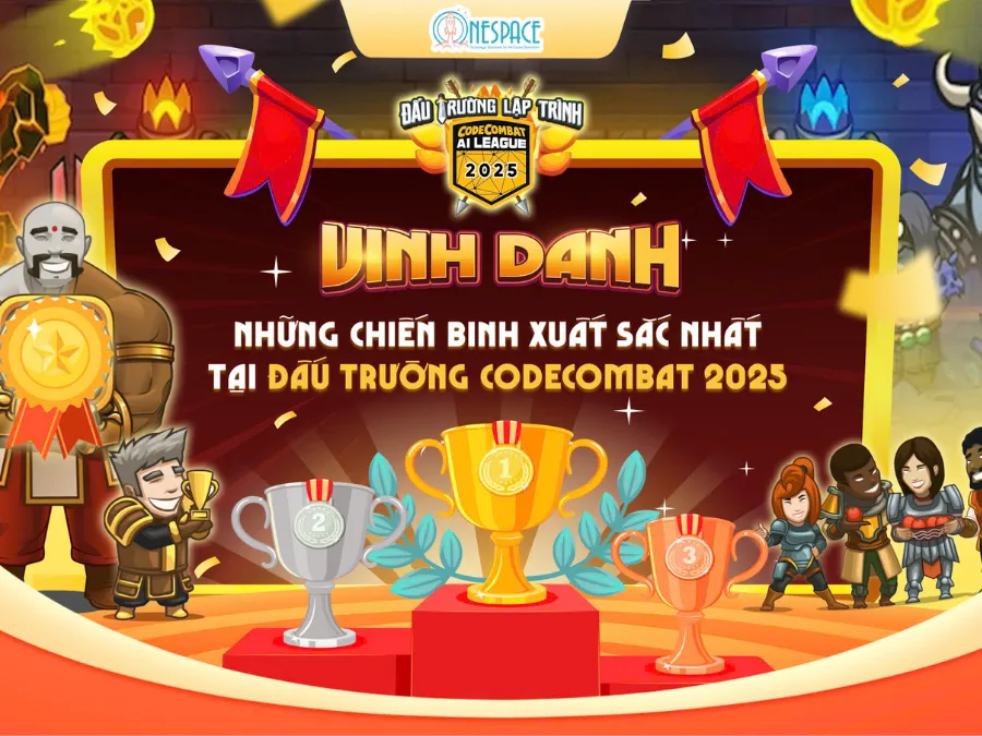 VINH DANH NHỮNG CHIẾN BINH XUẤT SẮC NHẤT TẠI ĐẤU TRƯỜNG CODECOMBAT 2025 🏆