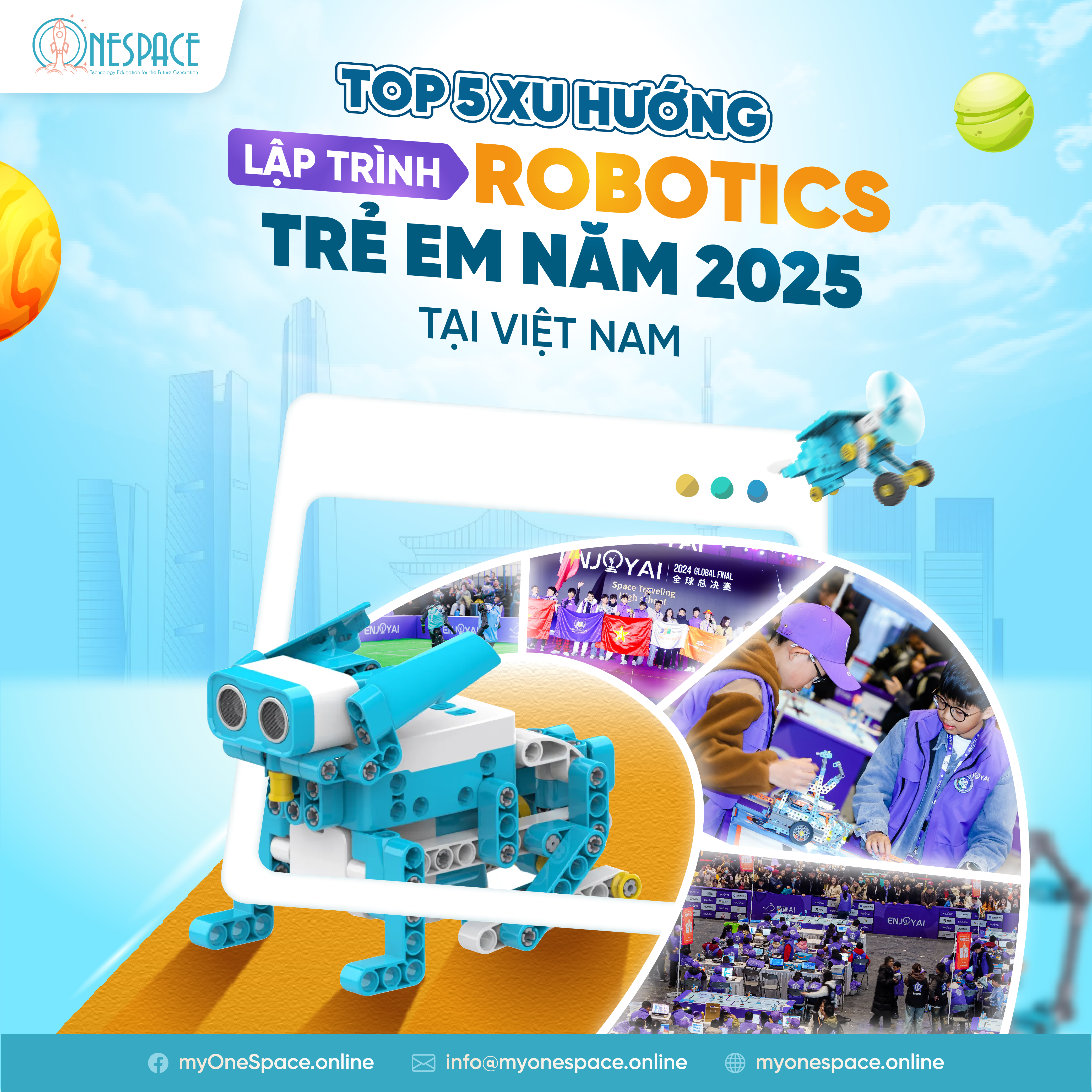 Top 5 Xu Hướng Lập Trình & Robotics Trẻ Em Năm 2025 Tại Việt Nam