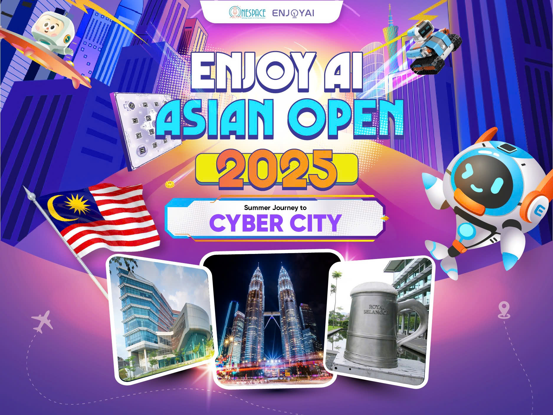 ENJOY AI ASIAN OPEN 2025 – An International Robotics Programming Arena for Vietnamese Students from Primary to High School