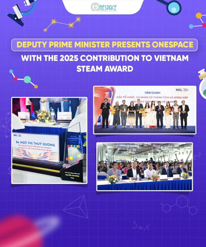Deputy Prime Minister Presents Onespace With The 2025 Contribution To Vietnam Steam Award