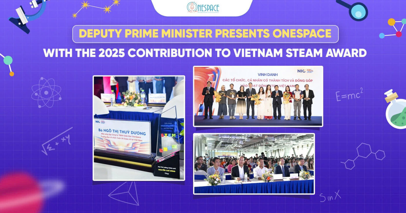 Deputy Prime Minister Presents Onespace With The 2025 Contribution To Vietnam Steam Award