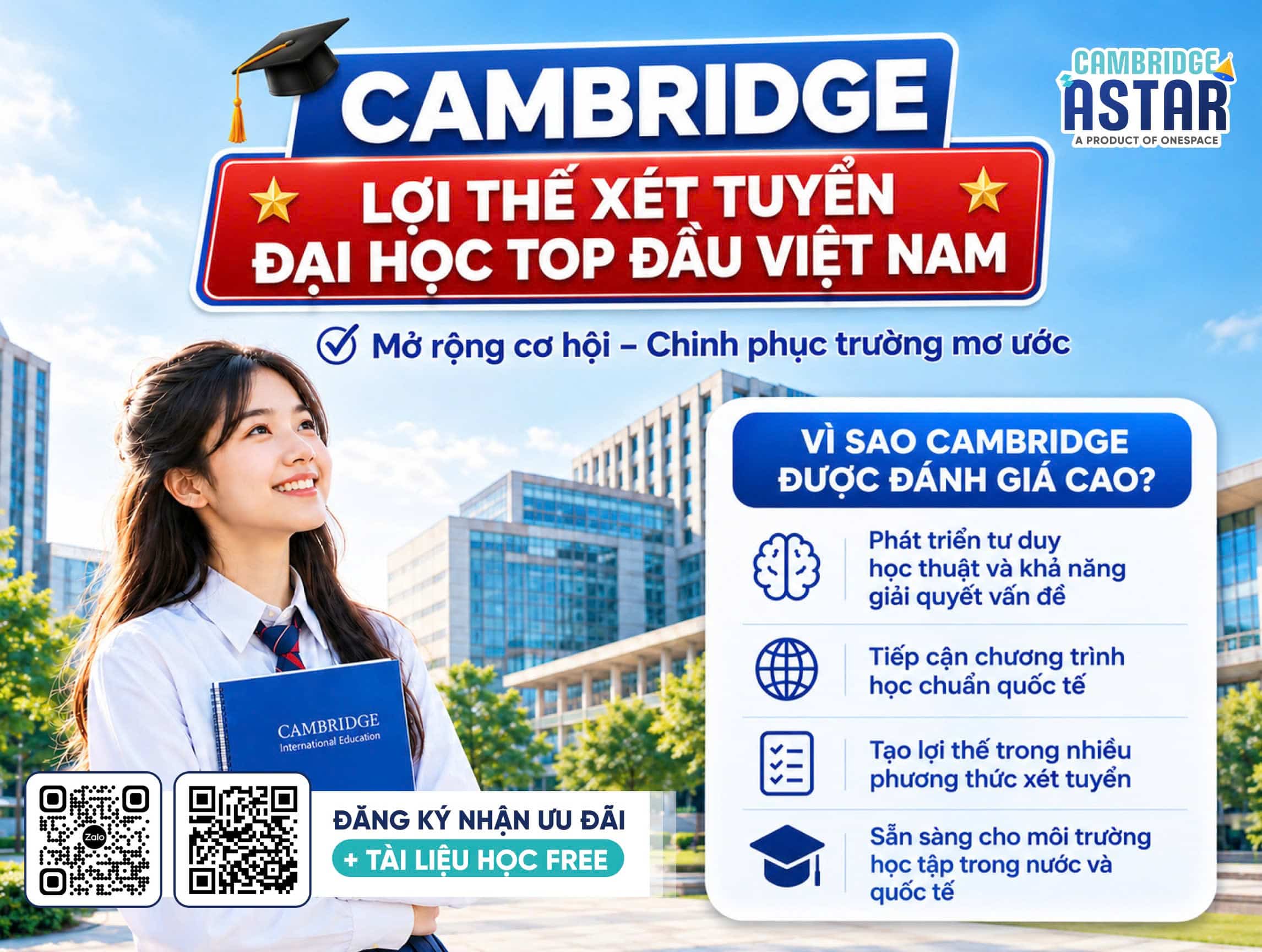 Cambridge và lợi thế xét tuyển đại học: Vì sao ngày càng nhiều trường top đầu đánh giá cao? 