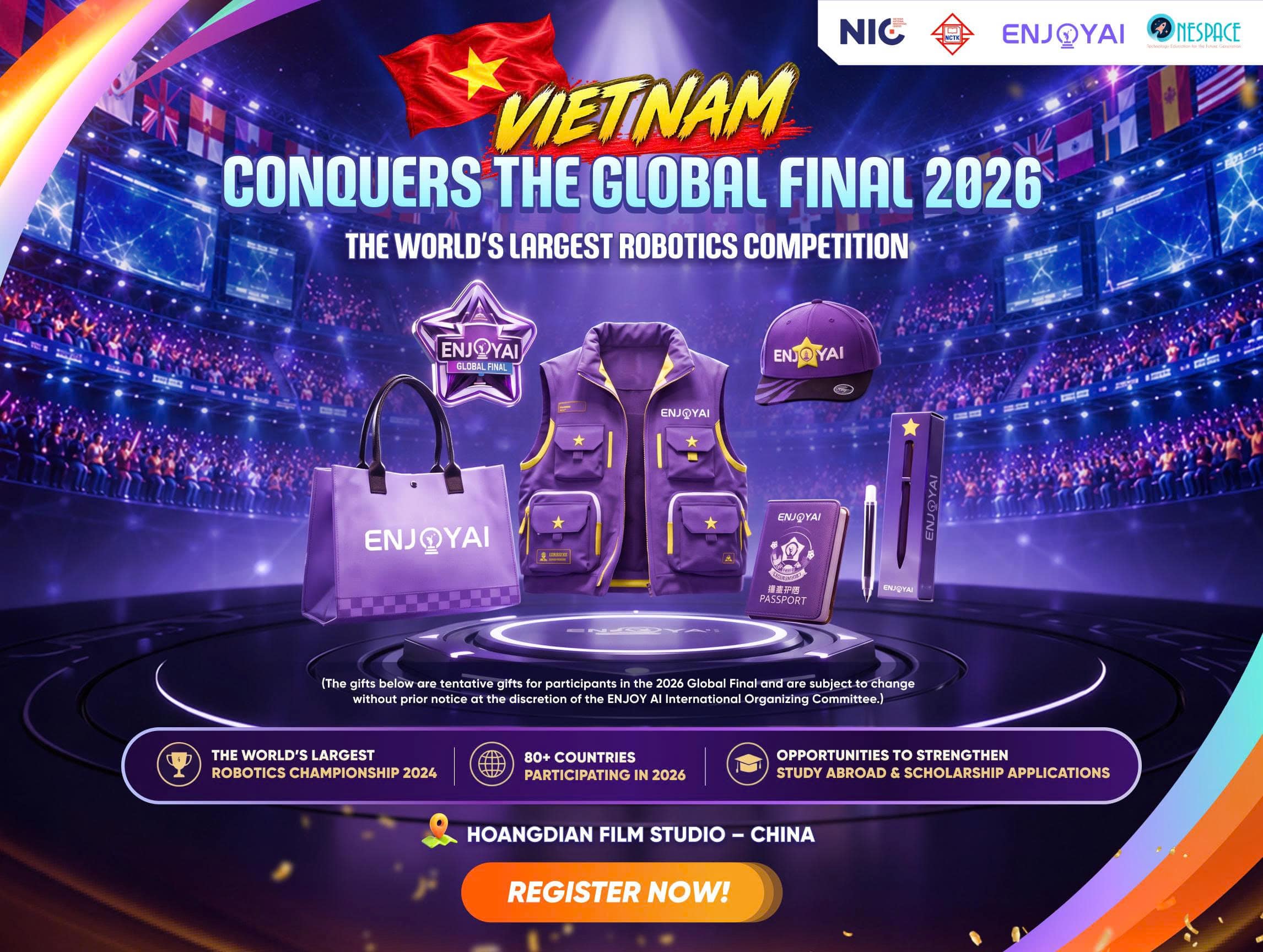 ENJOY AI 2026 GLOBAL FINAL: CONQUER THE GLOBAL ROBOTICS STAGE AND EXPLORE CHINA
